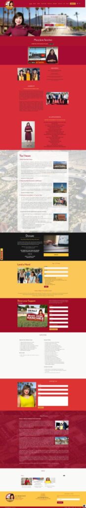 website for Mary Jane Sanchez. maryjane4cod.com