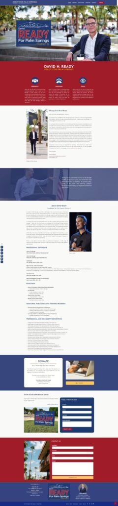 David Ready campaign website